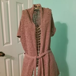 Short sleeve cardigan
